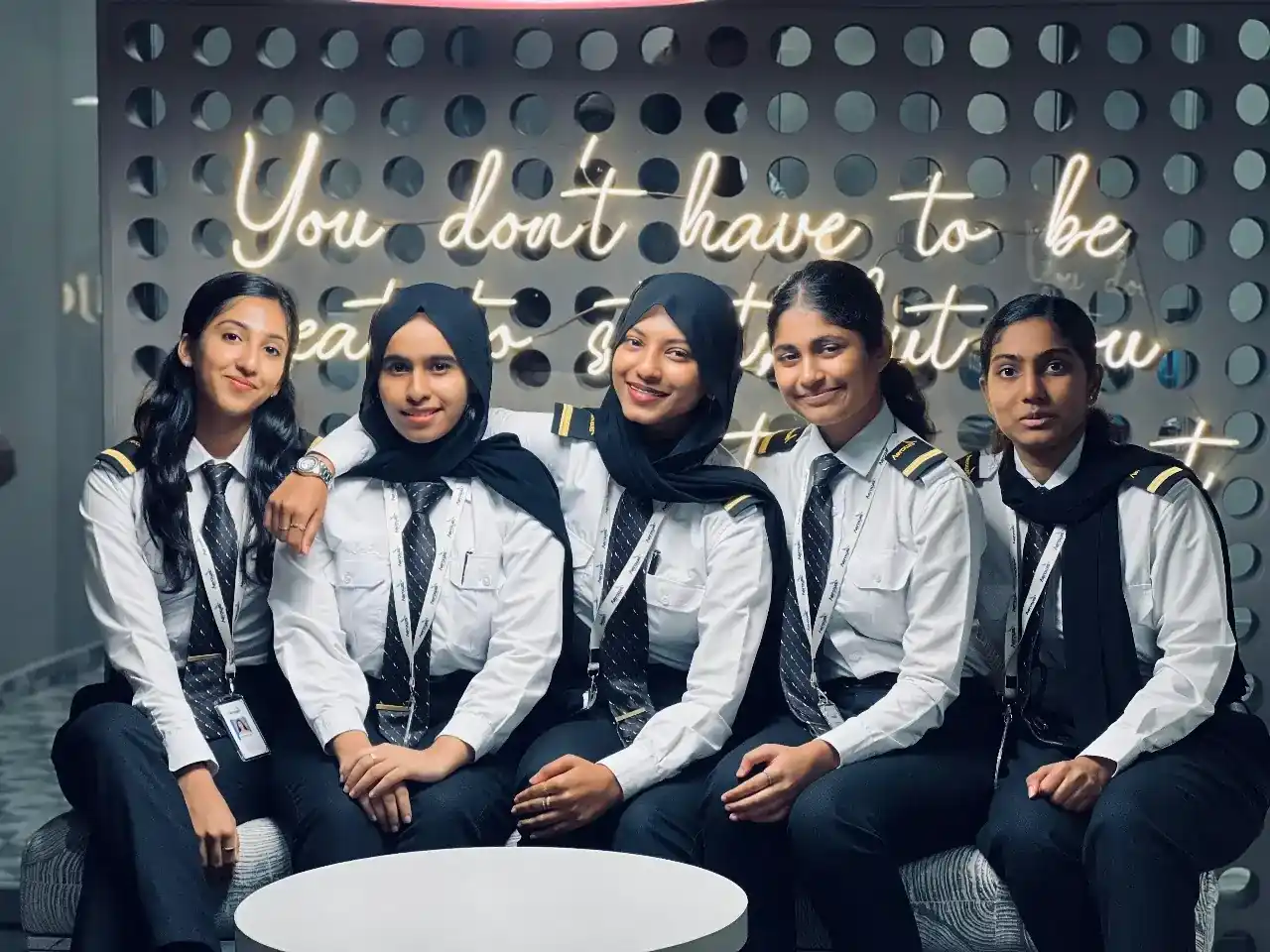 Aerowis cadets on the Calicut campus