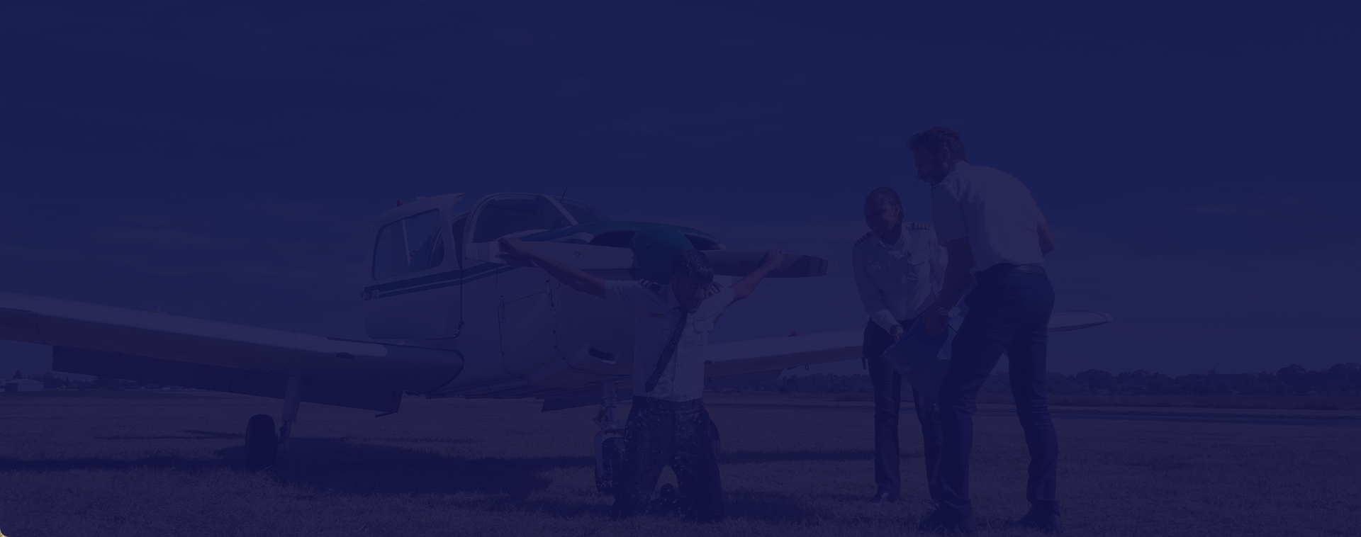 Simulated flight session